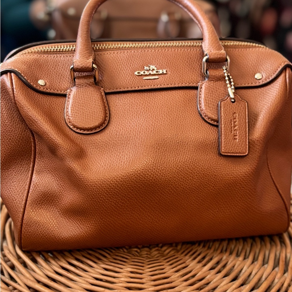 Coach Mini Bennett Satchel Light Saddle Leather